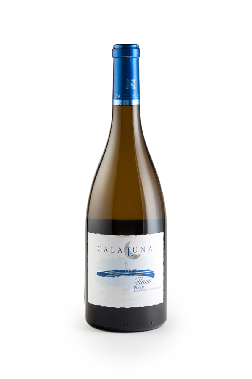 Вино Паололео Калалуна Фиано, IGP, белое, полусухое, 0.75л
